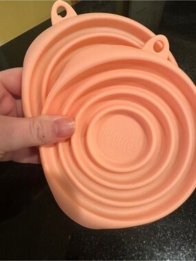 Peach Silicone Stretch Lids - Set of 2